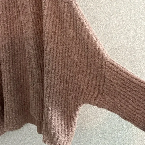 Barefoot Dreams CozyChic Lite Ribbed Shrug Cardigan Blush Pink Size 2X - Picture 5 of 7